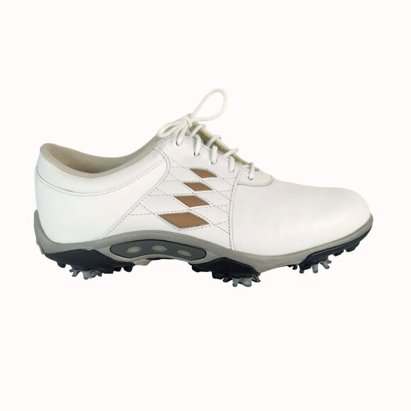 Footjoy Summer Series Golf Shoes Women Size 6.5 M White Brown - Picture 3 of 8